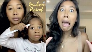 Apryl Jones Daughter A'mei Wants Makeup Like Mommy! 💄