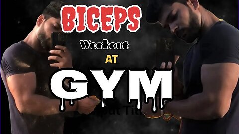 biceps workout at gym | biceps workout | bicep workout with dumbbells | GauravFitz11 @GauravFitz11