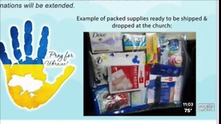 Ukrainian church, local nonprofit sending supplies to Europe