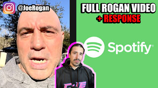 Joe Rogan Full Instagram Response To Spotify & Neil Young Controversy + MY BONUS REACTION!