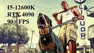 GTA 5 Game play with Intel CORE I5-12600K & RTX 4090