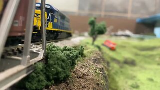 N scale Csx local slowly passing