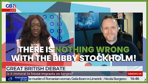 IT'S NOT IMORAL TO HOUSE MIGRANTS ON THE BIBBY STOCKHOLM!