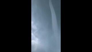 Video: Close video of a waterspout on N. Redington Beach
