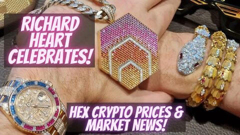 Richard Heart Celebrates! Hex Crypto Prices & Market News!