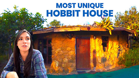 Unique South African "EARTH" Hobbit Style House Tour With Living Roof