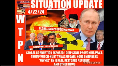 WTPN ~ Judy Byington ~ Situation Update ~ 04-22-24 ~ Trump Return ~ Restored Republic via a GCR