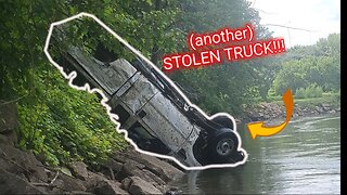 HIGH SCHOOLERS DUMPED A TRUCK INTO THE RIVER