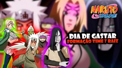 Conteúdo de Hoje: É dia de gastar - Despertando Tsunade e Montando o Time 7 Raiz #NarutoOnline