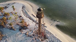 Sanibel Lighthouse drone footage