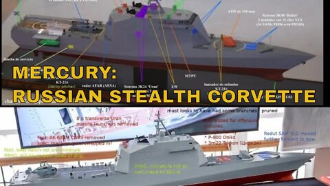 Project 20386 Mercury: Design Changes to the Russian Stealth Corvette & Overall Info