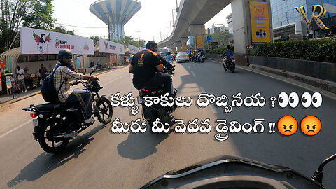 Hyderabad traffic vlog || VRCreativeWorks ||