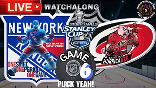 NHL Stanley Cup Playoffs Game 6: Rangers Vs Hurricanes |LIVE WATCH ALONG WITH US|WHO WILL WIN ?