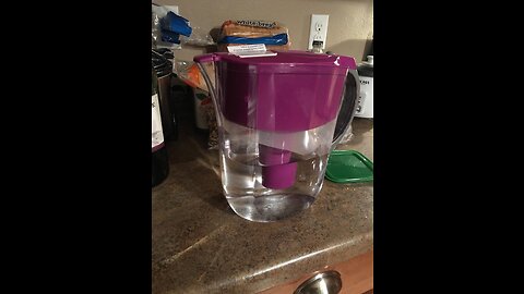 Brita Grand Water Filter Pitcher, Violet, 10 Cup