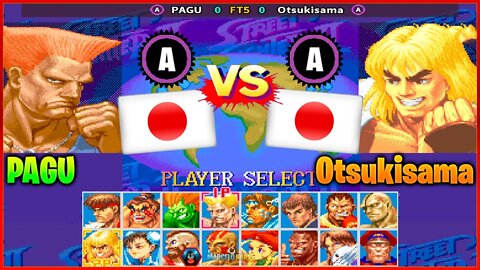 Super Street Fighter II X (PAGU Vs. Otsukisama) [Japan Vs. Japan]