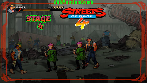 Streets of Rage 4 | Stage 04 – Old Pier, Hard Mode, Feat: Axle Stone (Streets of Rage, 2020 PS4) #ps