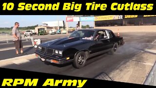 10 Second Big Tire Olds Cutlass Wednesday Night Street Drags