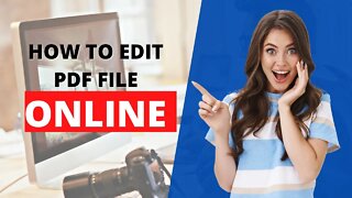 How to Edit pdf file in laptop || Convert pdf to Word