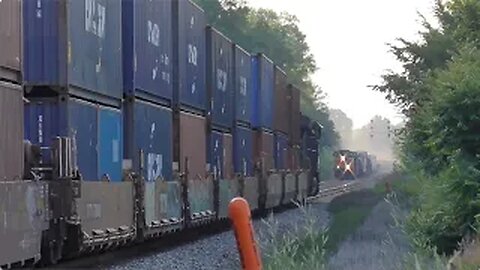 CSX Train Meet from Sterling, Ohio July 1, 2022