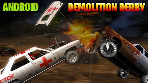 Jogo de Corrida e Destruição de Carros para Android | Demolition Derby Gameplay
