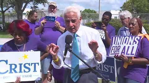 Charlie Crist picks up endorsement from one of Florida's largest unions