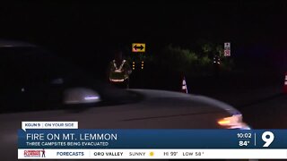 Some on Mount Lemmon evacuated after a fire