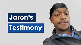 Jaron's Testimony on Sons of Thunder Bible Study and Crisis Here Ministries