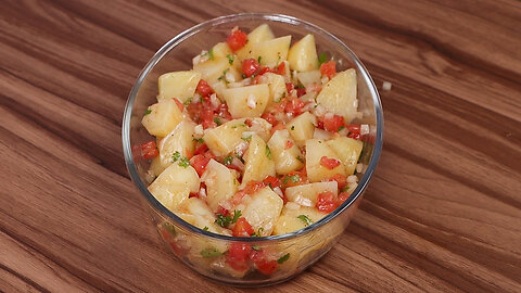 Delicious potato salad for the whole family, a wonderful recipe for your lunch!