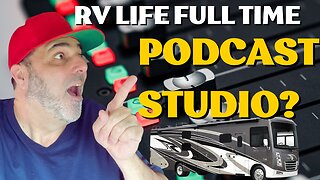"RV Creative Entrepreneur Setting Up a Podcast Studio on the Road! 🚐 💼