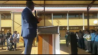 Gauteng Education MEC Lesufi visits troubled schools ahead of NSC exam (6Pp)