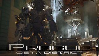 Deus Ex: Mankind Divided - Čistá District: Palisade Bank [Ambient+Suspicious Theme Part 1]