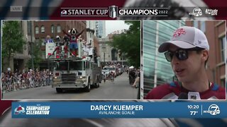 Avs goalie Darcy Kuemper describes final moments of Stanley Cup