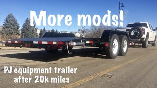 PJ Equipment trailer modifications, repair and review