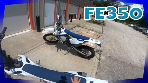 2021 Husqvarna FE350 | First Break In Ride (4K)