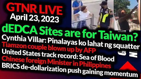 dEDCA Sites are for Taiwan? Cynthia Villar Anti-Poor Politician - GTNR with Ka Mentong & Ka Ado