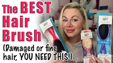 The BEST Hair Brush (Damaged or fine hair, Seriously YOU Need This) | Code Jessica10 saves you Money
