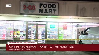 One person shot at Tulsa convenience store