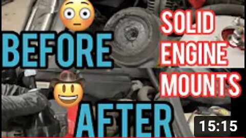 BMW 330i Solid Engine Mounts Install