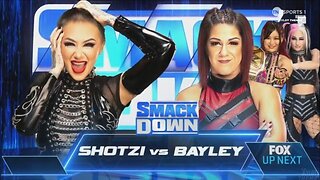 WWE SMACKDOWN Bayley VS Shotzi | Kai Wrestling Broadcast