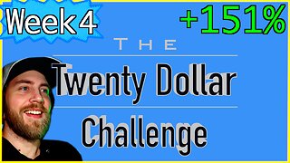 The Twenty Dollar Challenge | How To Grow A Small Account Trading SPY Options | Week 4 Recap