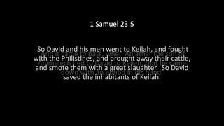 1st Samuel Chapter 23