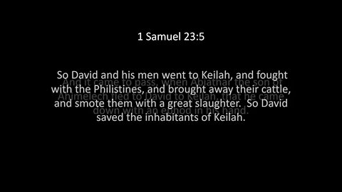 1st Samuel Chapter 23
