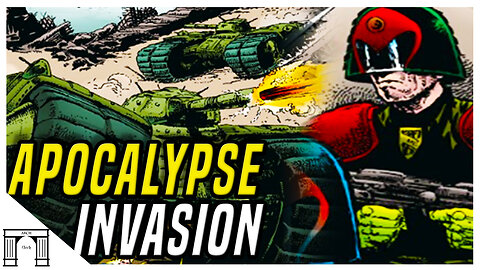 The Apocalypse WAR! Invasion! Sov Armor Divisions Flood Mega City One. Judge Dredd Lore