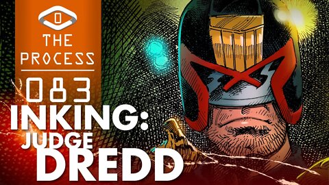 CROSS-HATCH INKING: Judge Dredd