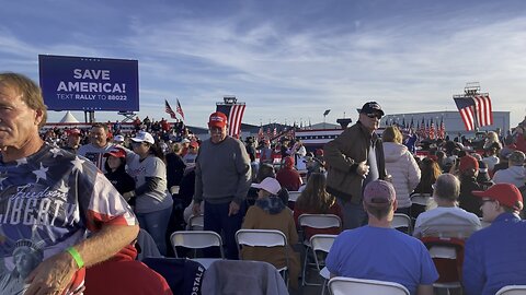 Getting ready for the Trump Rally!!! Dayton, Ohio November 7th 2022