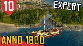 Ganhei uma ILHA GIGANTE da Rainha! - Anno 1800 #10 [Série Gameplay Português PT-BR]