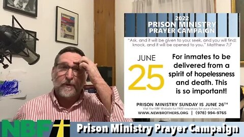 Prison Ministry Prayer Campaign 2022 - Day 25