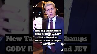 Cody Rhodes Arrives To Monday Night RAW!