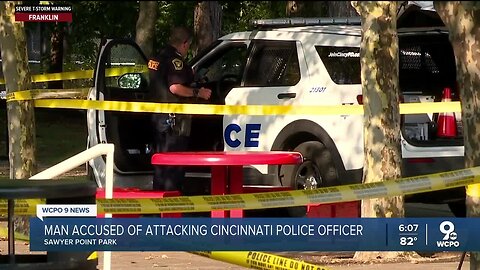 Cincinnati police officer assaulted at Sawyer Point Park