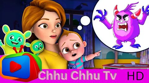 Baby is scared song - ChhuChhu TV Sing-along Nursery Rhymes